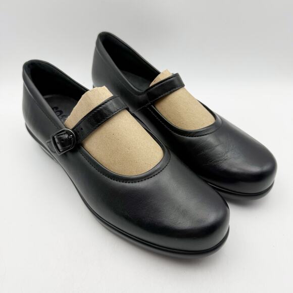 SAS Womens Maria Comfort Mary Jane Shoes US 8 Narrow EU 38.5 Black Leather NWOB - Picture 5 of 12